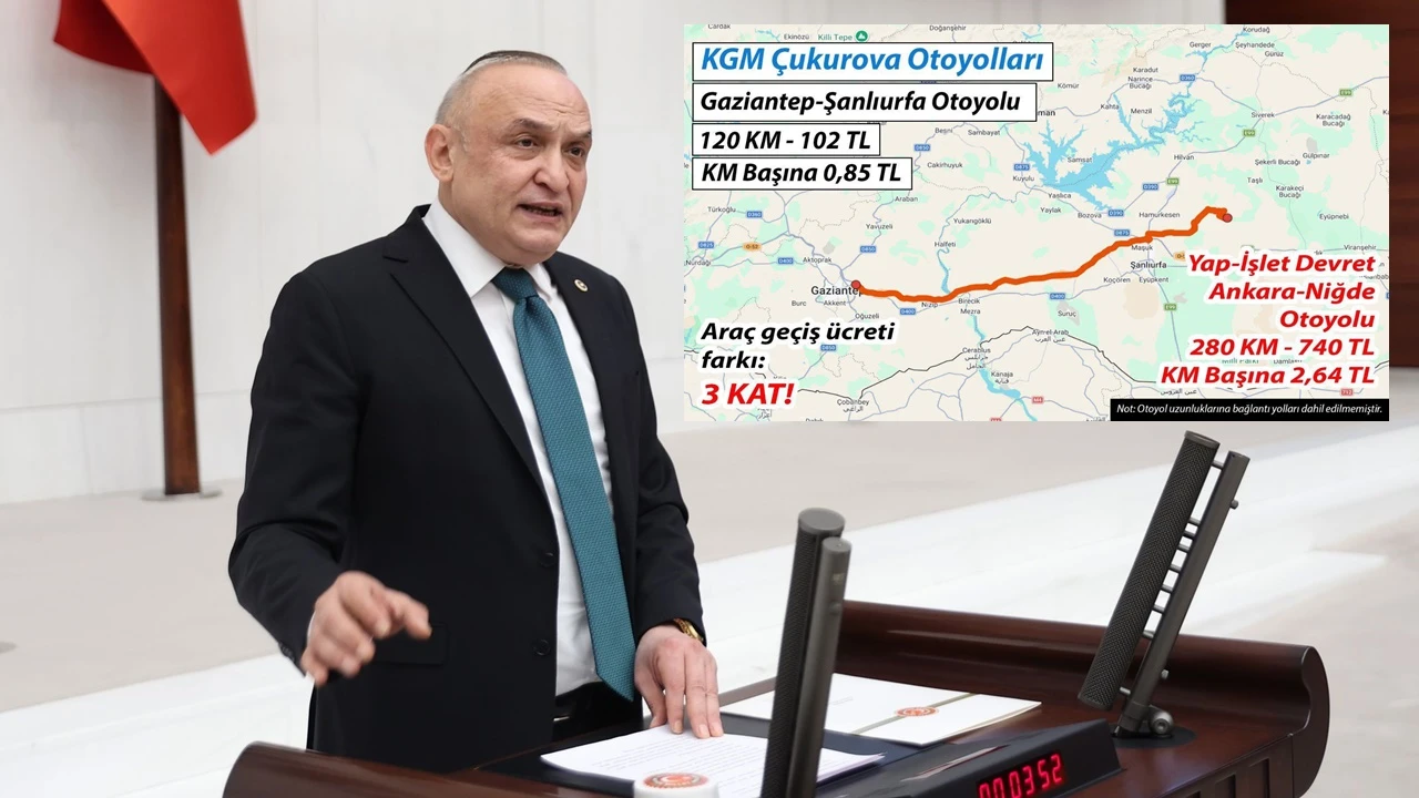 CHP&rsquo;li Meri&ccedil;&rsquo;ten otoyol &ouml;zelleştirmesine tepki: Ge&ccedil;iş &uuml;creti 270 TL&rsquo;ye &ccedil;ıkabilir!