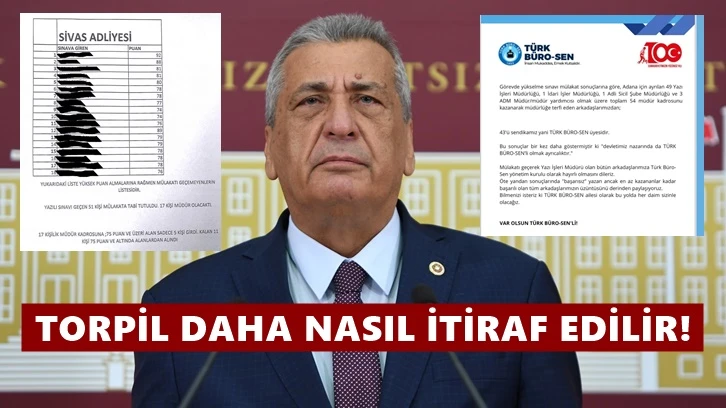 CHP'li Öztürkmen: Torpilin adı mülakat oldu!