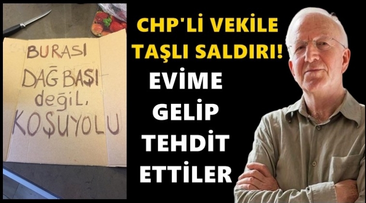 CHP milletvekiline saldırı