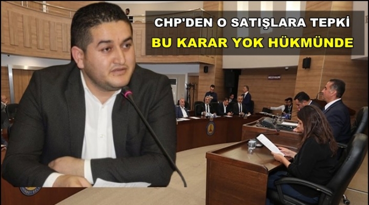 CHP'den arsa satışına red
