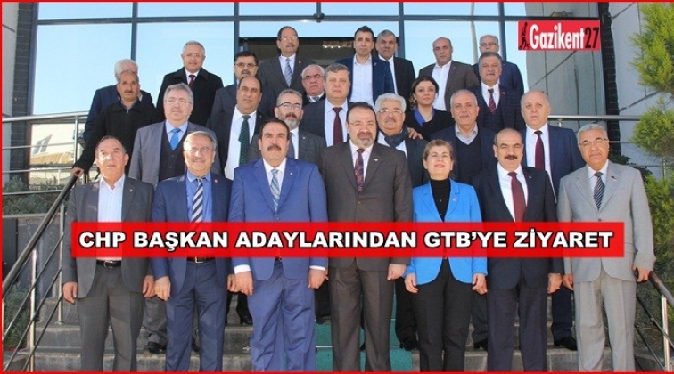 CHP'li adaylardan GTB'ye ziyaret