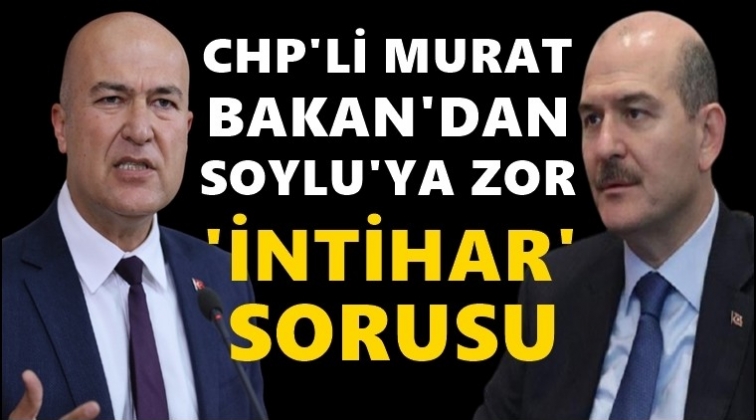 CHP'li isimden Soylu'ya zor 'intihar' sorusu!..