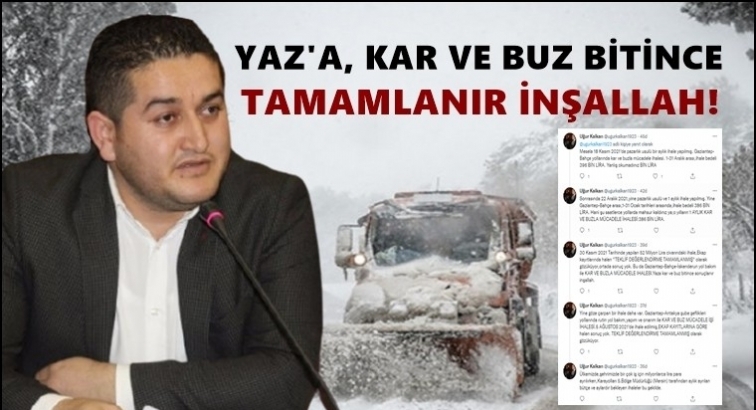 CHP'li Kalkan'dan flaş kar ihalesi iddiaları...