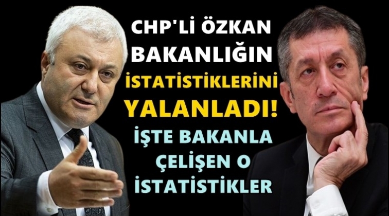 CHP'li Özkan, Bakanlık istatistiklerini yalanladı!