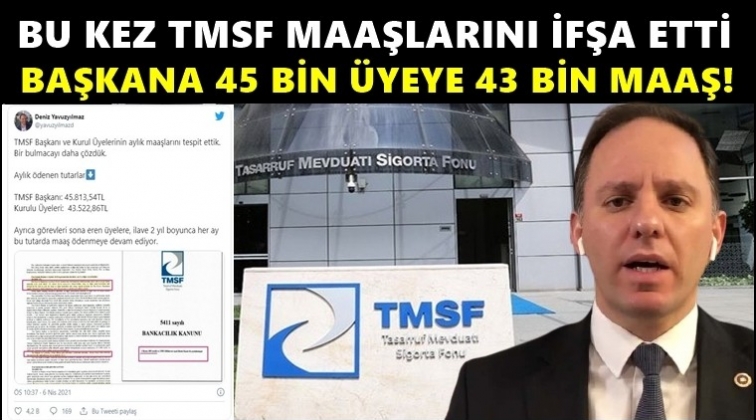 CHP'li vekil TMSF maaşlarını ifşa etti!
