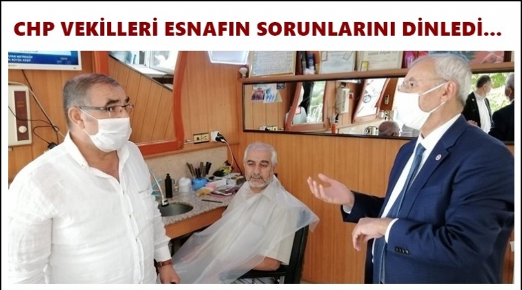 CHP'li vekiller Kilis'te esnafı dinledi