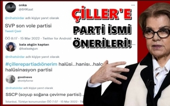 Çiller'e parti ismi önerileri gündem oldu!