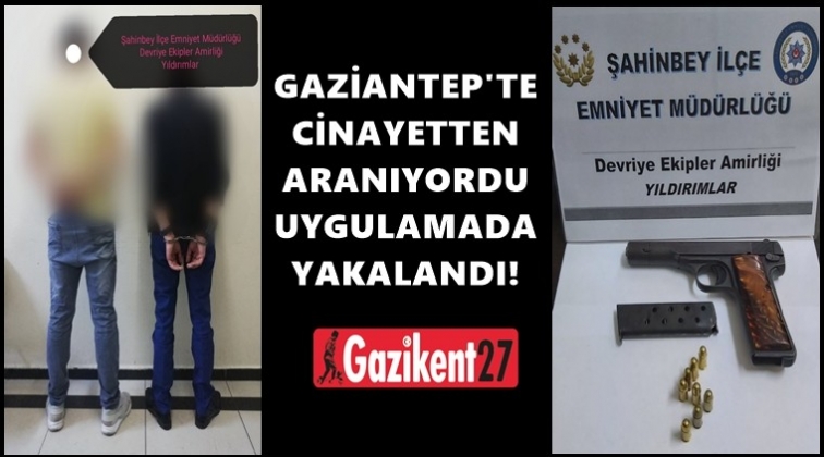 Cinayet zanlısı uygulamadan kaçarken yakalandı