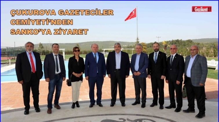 &Ccedil;ukurova Gazeteciler Cemiyeti'nden Konukoğlu'na ziyaret
