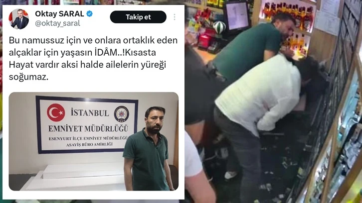 Cumhurbaşkanı Başdanışmanı, tekel bayi saldırganları için idam istedi