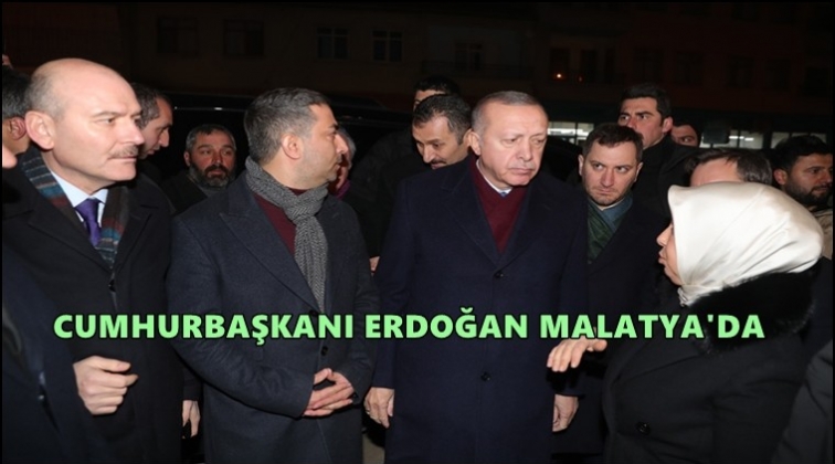 Cumhurbaşkanı Erdoğan, Malatya’da
