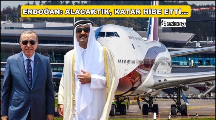 Cumhurbaşkanı Erdoğan, o uçakla ilgili konuştu