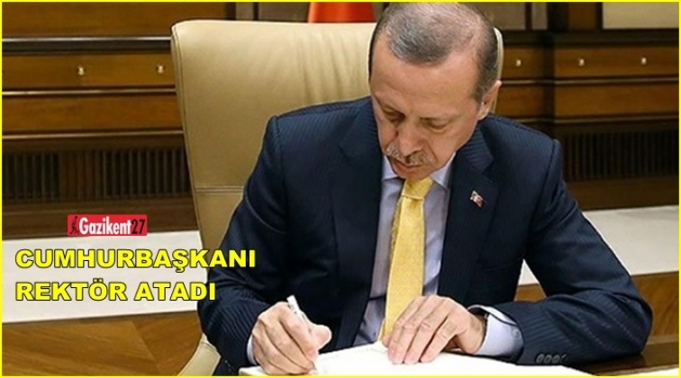 Cumhurbaşkanı Erdoğan rekt&ouml;r atadı