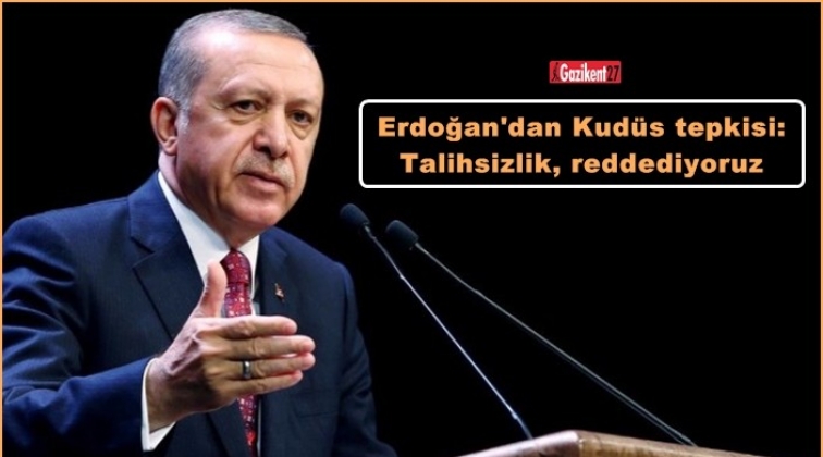 Cumhurbaşkanı Erdoğan: Talihsizlik, reddediyoruz