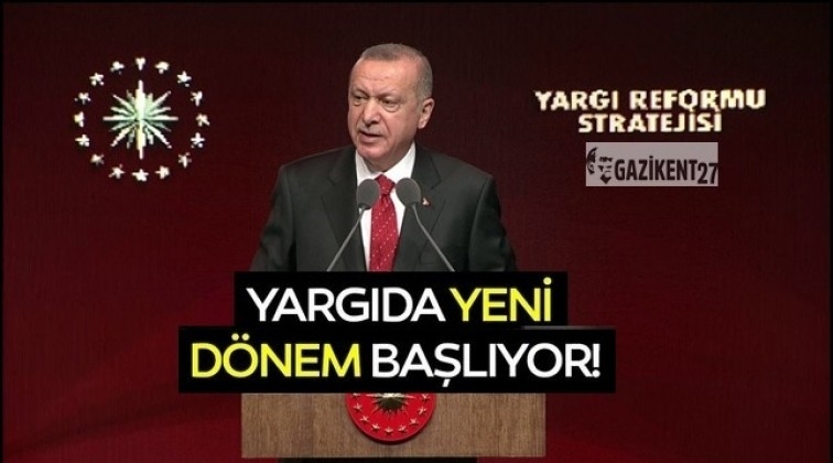 Cumhurbaşkanı Erdoğan Yargı Paketi'ni açıkladı