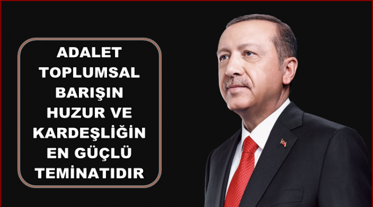 Cumhurbaşkanı Erdoğan’dan adli yıl açılış mesajı