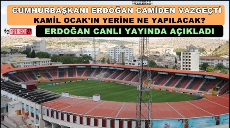 Cumhurbaşkanı, Kamil Ocak'ın yerine ne yapılacağını a&ccedil;ıkladı