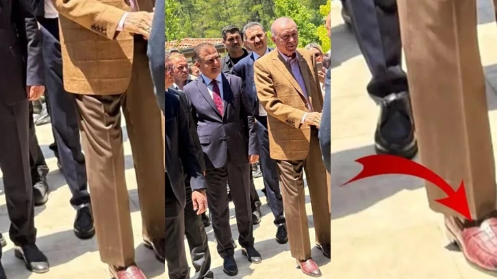 Cumhurbaşkanlığı'ndan Erdoğan'ın ayakkabısına açıklama