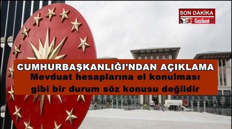 Cumhurbaşkanlığı'ndan B ve C planı açıklaması