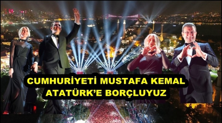 Cumhuriyet'e muhteşem kutlama