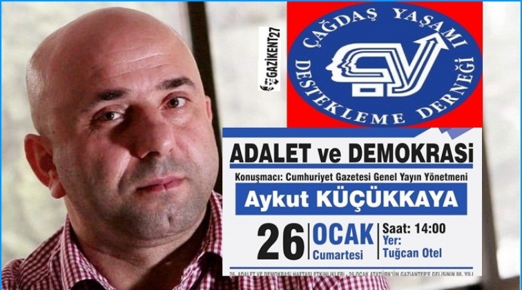 &Ccedil;YDD, Aykut K&uuml;&ccedil;&uuml;kkaya'yı getiriyor
