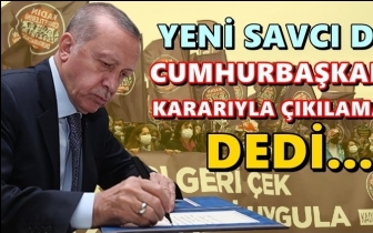 Danıştay Savcısı: Cumhurbaşkanı feshedemez!