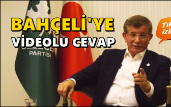 Davutoğlu'ndan Bahçeli'ye videolu yanıt!