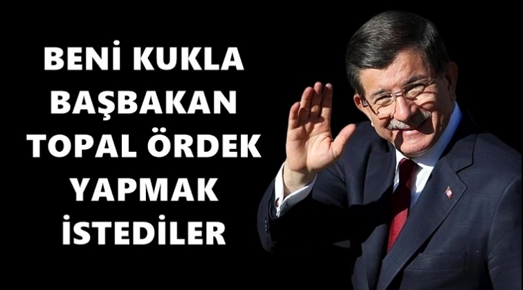 Davutoğlu'ndan referandum itirafı!..