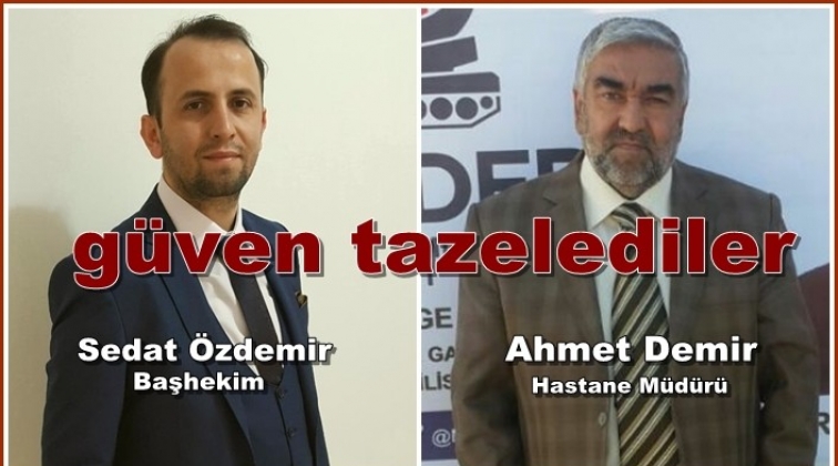 Demir ve Özdemir güven tazeledi...