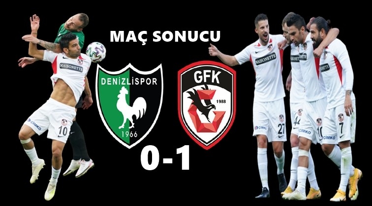 Denizlispor: 0 Gaziantep FK: 1
