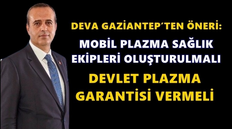 DEVA'dan plazma bağışı için öneri...