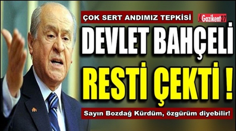 Devlet Bahçeli’den çok sert 'Andımız' çıkışı