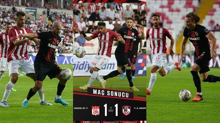 DG Sivasspor: 1 Gaziantep FK: 1