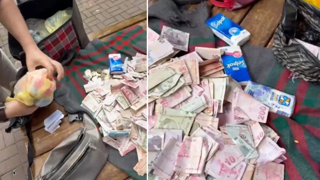 Dilencinin üstünden çıkanlar şoke etti! 10 çeyrek altın ve 35 bin lirayla yakalandı