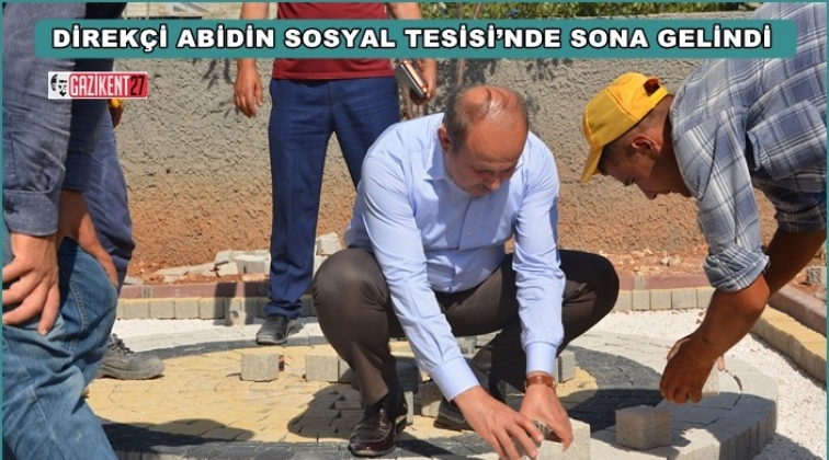 Direk&ccedil;i Abidin Sosyal Tesisi bitiyor