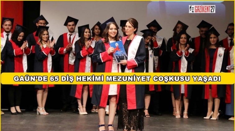 Diş Hekimliği Fakültesi'nde mezuniyet töreni