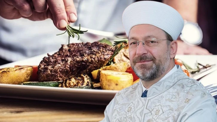 Diyanet'in 'özel yemek' listesi ortaya çıktı