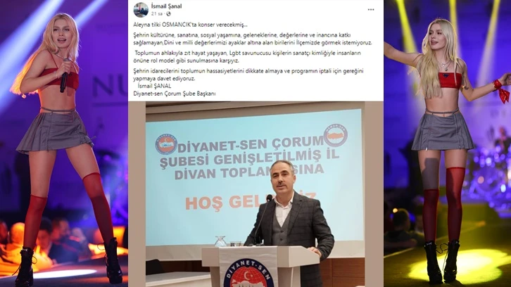 Diyanet-Sen, Aleyna Tilki konserini hedef gösterdi