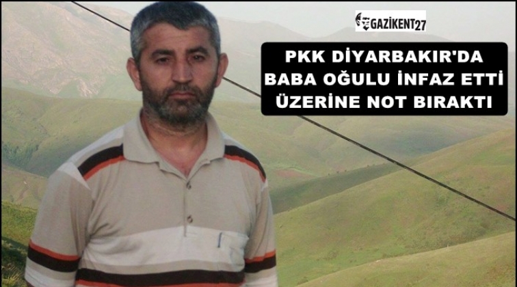 PKK terörü: Baba ve oğlunu öldürdü, not bıraktı