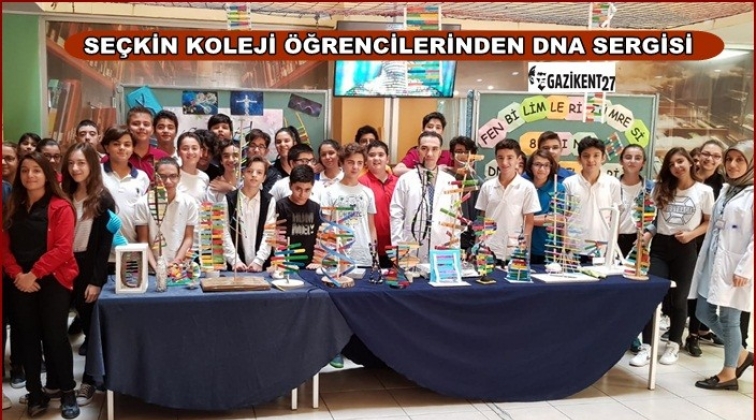 DNA modelleriyle yeteneklerini sergilediler