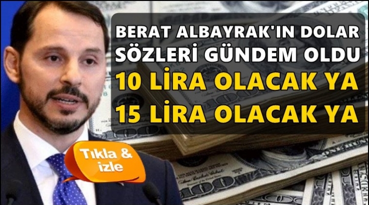 Dolar 10 lira olacak, 15 lira olacak ya...