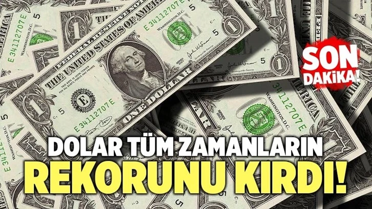 Dolar/TL tüm zamanların rekorunu kırdı!