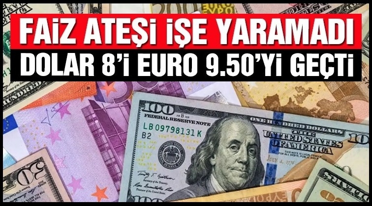 Dolar ve euro durdurulamıyor!