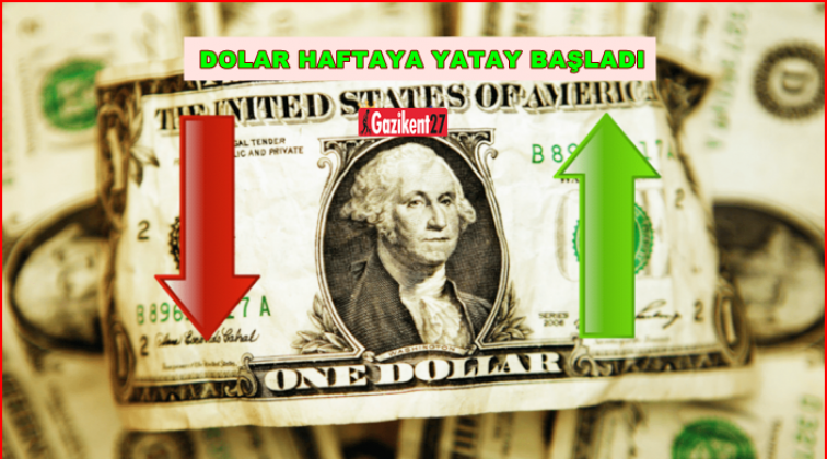 Dolar yeni haftaya yatay başladı