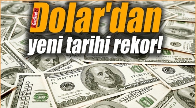 Dolar'dan yeni tarihi rekor...