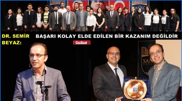 Dr. Semir Beyaz, Sanko'nun onur konuğu oldu