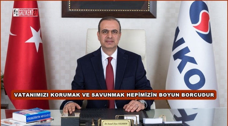 Dr. Yıldırım, B&uuml;y&uuml;k Taarruz&rsquo;un 96&rsquo;ıncı yılını kutladı