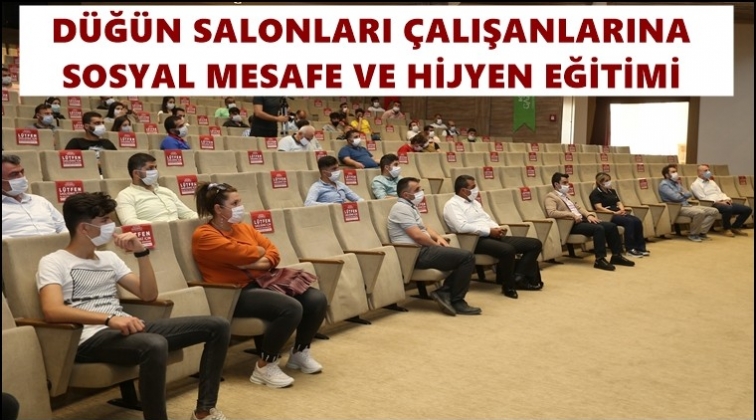 Düğün salonlarına hijyen eğitimi