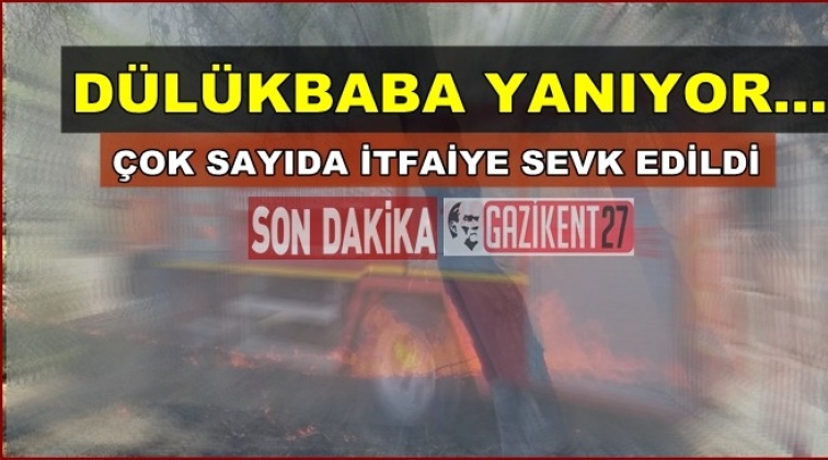 Dülükbaba yanıyor...