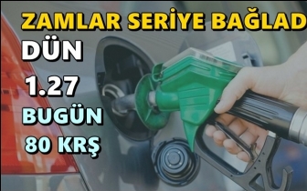 Dün zam gelen motorine bir zam daha...